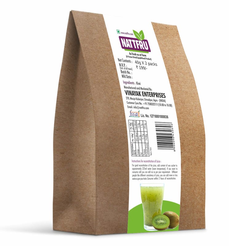 Orgenik: Shop Kiwi Fruit Juice Powder 80g from the brand Nattfru