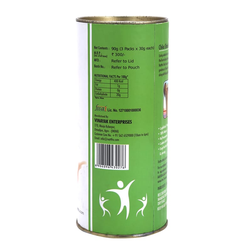 Orgenik: Shop Chiku Shake Powder 90g from the brand Nattfru