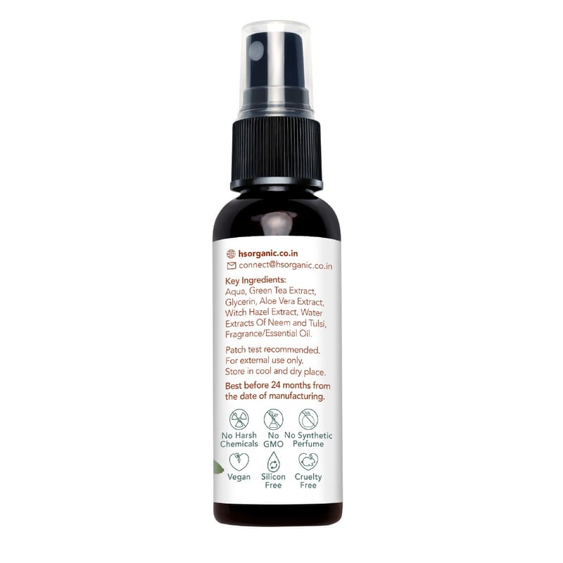 Orgenik: Shop Green Tea Face Toner from the brand Heart & Soul