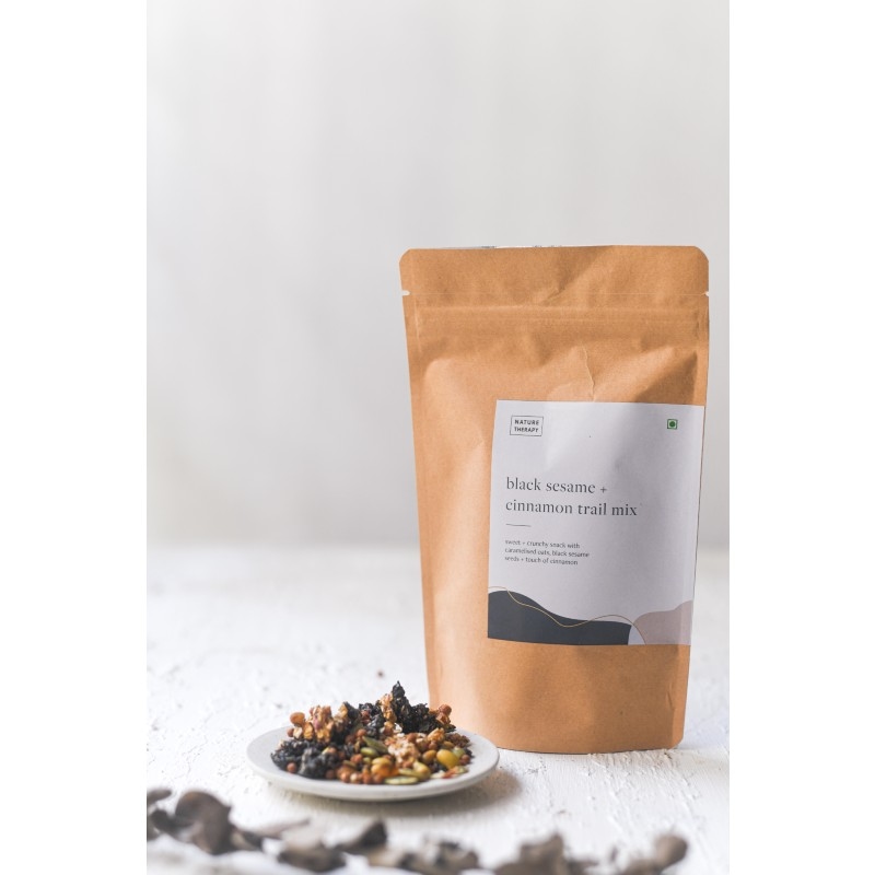 Orgenik: Black Sesame + Cinnamon Trail Mix from brand Nature Therapy