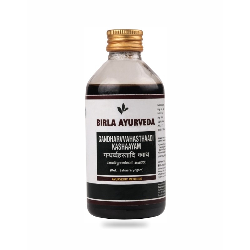 Orgenik: Shop Gandharvvahasthaadi Kashaayam from the brand Birla Ayurveda