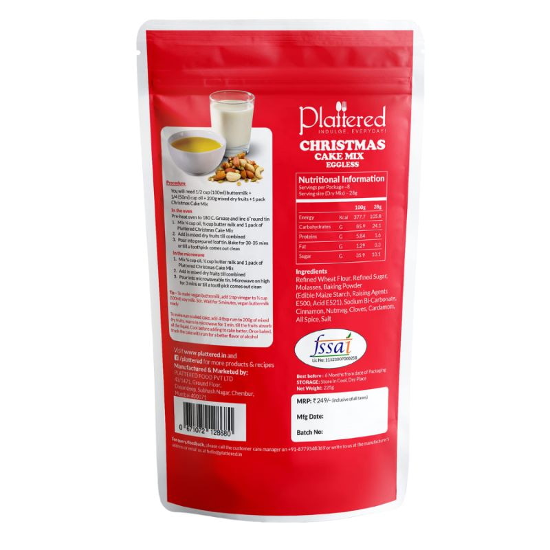 Orgenik: Shop Christmas Cake Mix from the brand Plattered