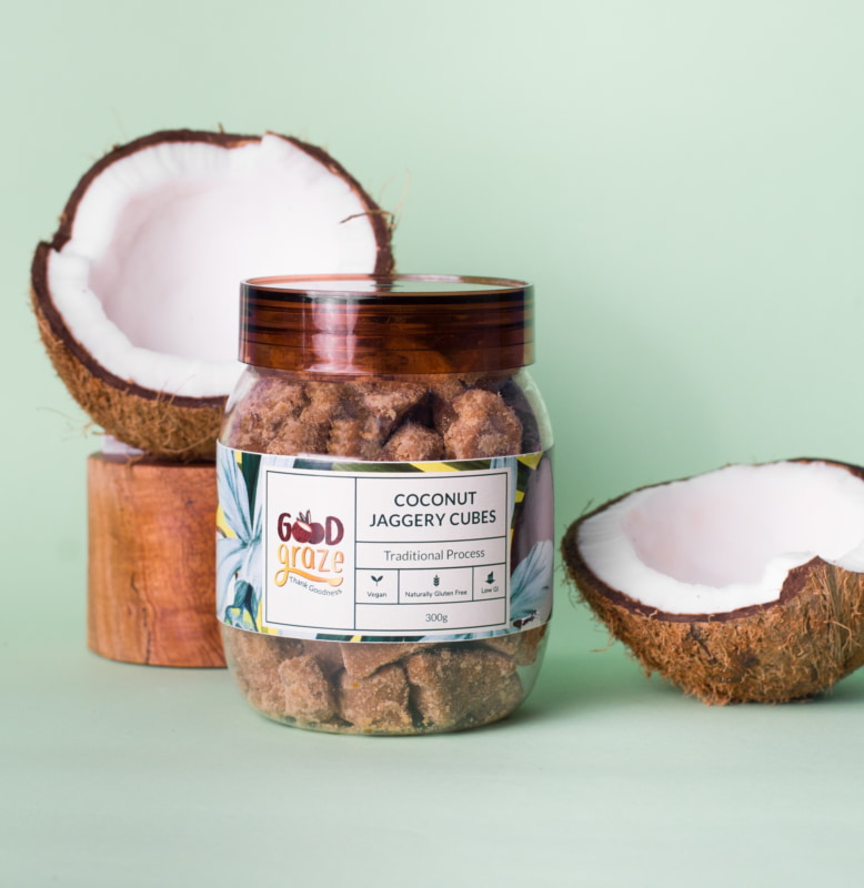 Orgenik: Shop Coconut Jaggery Cubes from brand Good Graze