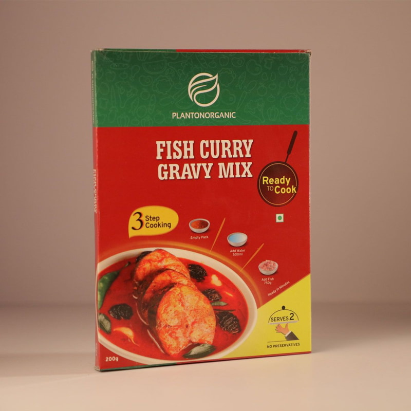 Orgenik: Shop Ready To Cook Fish Curry Gravy Mix from brand Plantonorganic