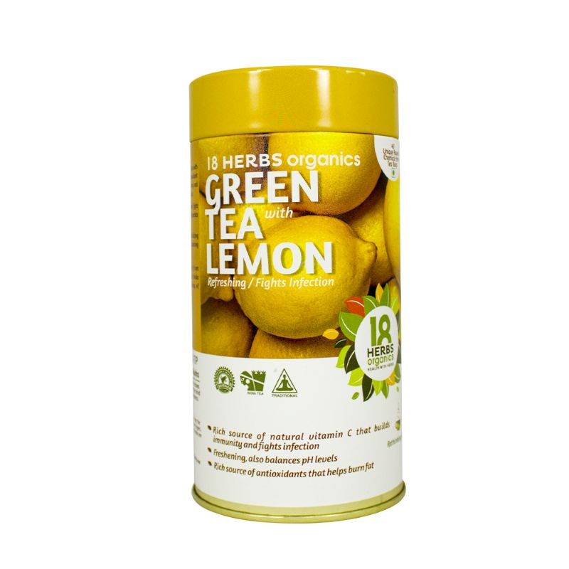 Orgenik: Green Tea with Lemon from brand 18 Herbs Organics