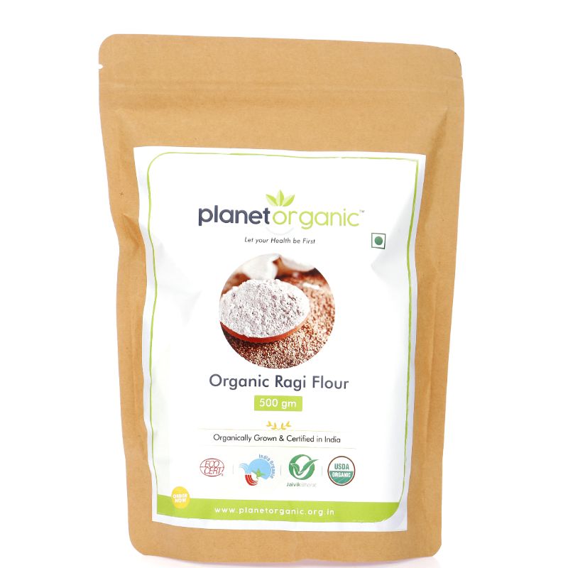 Orgenik: Ragi Flour from brand Planet Organic