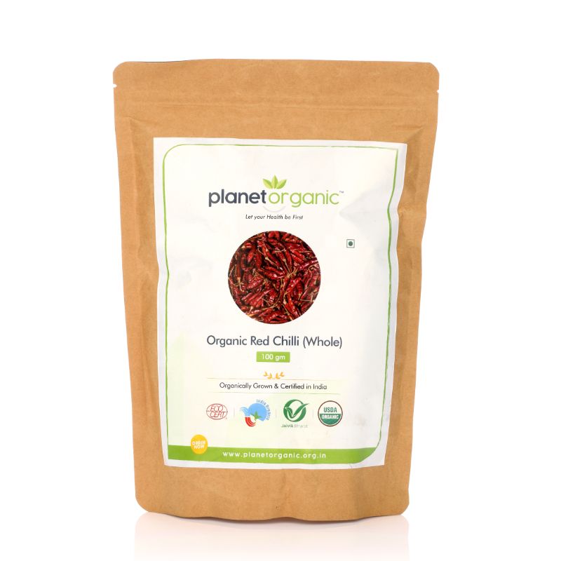 Orgenik: Red Chili Whole from brand Planet Organic