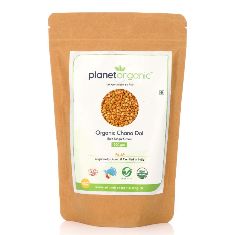 Orgenik: Chana Dal/Split Bangal Gram from brand Planet Organic