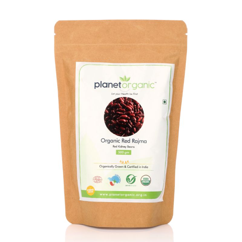 Orgenik: Red Rajma/Red Kidney Beans from brand Planet Organic