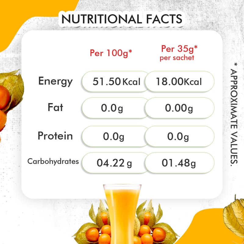 Orgenik: Shop Rasbhari Fruit Juice Powder 35g - Pack of 4 from the brand Nattfru