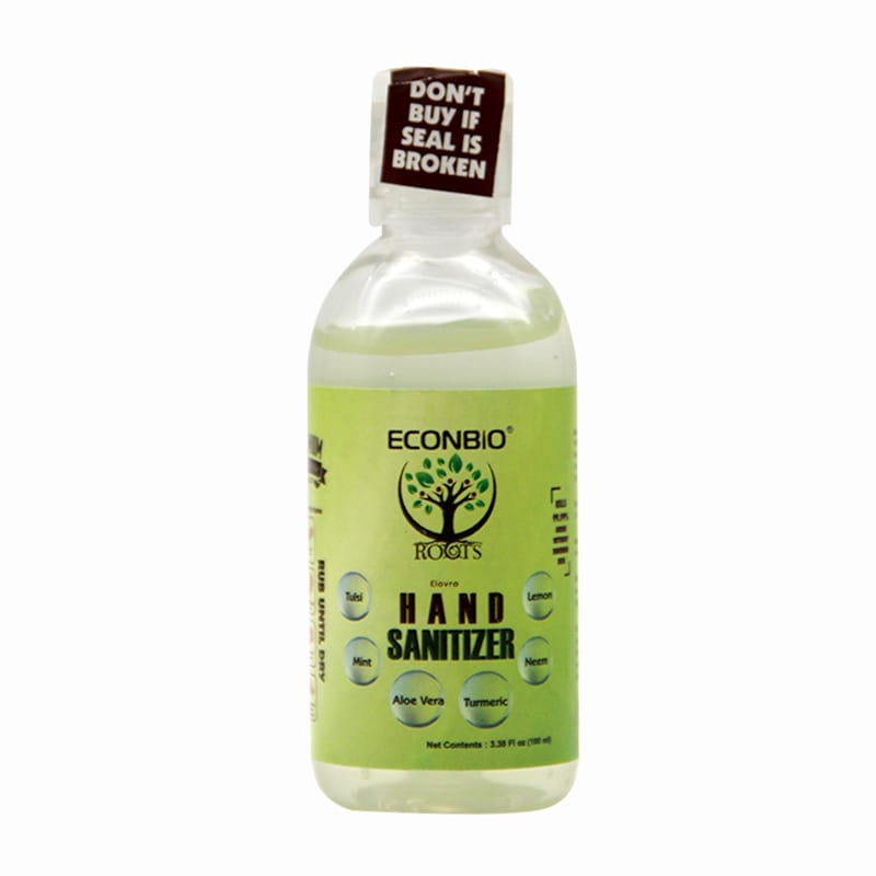 Orgenik: Shop Elovra gel Hand Sanitizer 100 Ml (Pack Of 6 ) - ECONBIO ROOTS from the brand ECONBIO ROOTS