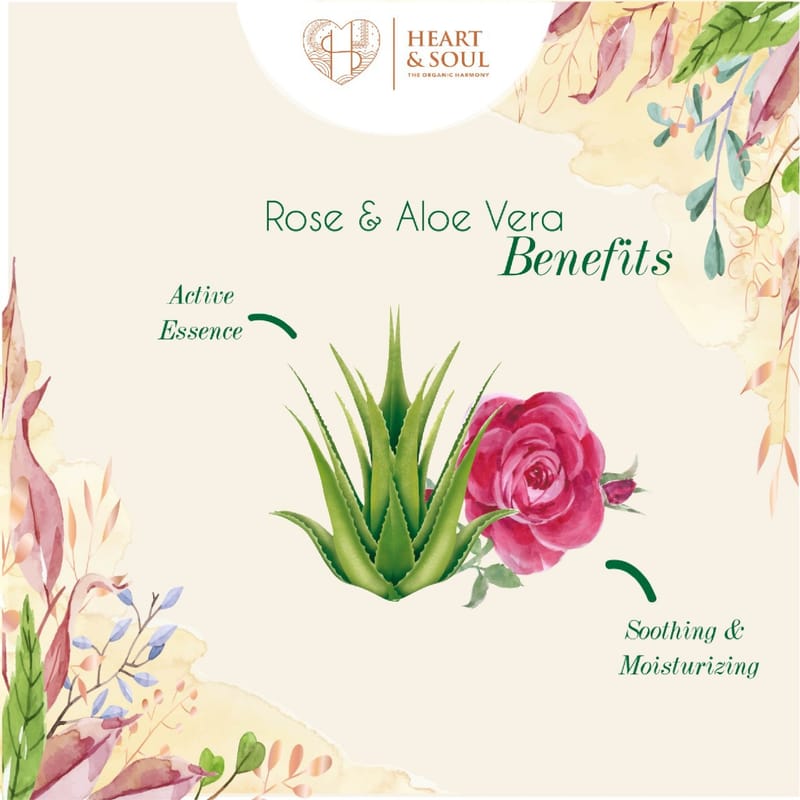 Orgenik: Shop Rose & Aloe Vera Face Toner from the brand Heart & Soul