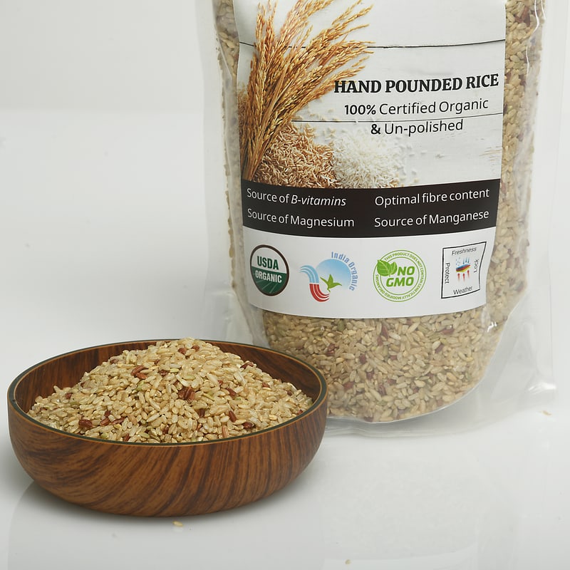 Orgenik: Certified Organic Ambemohar / Govindbhog Rice from brand Indo-Lore
