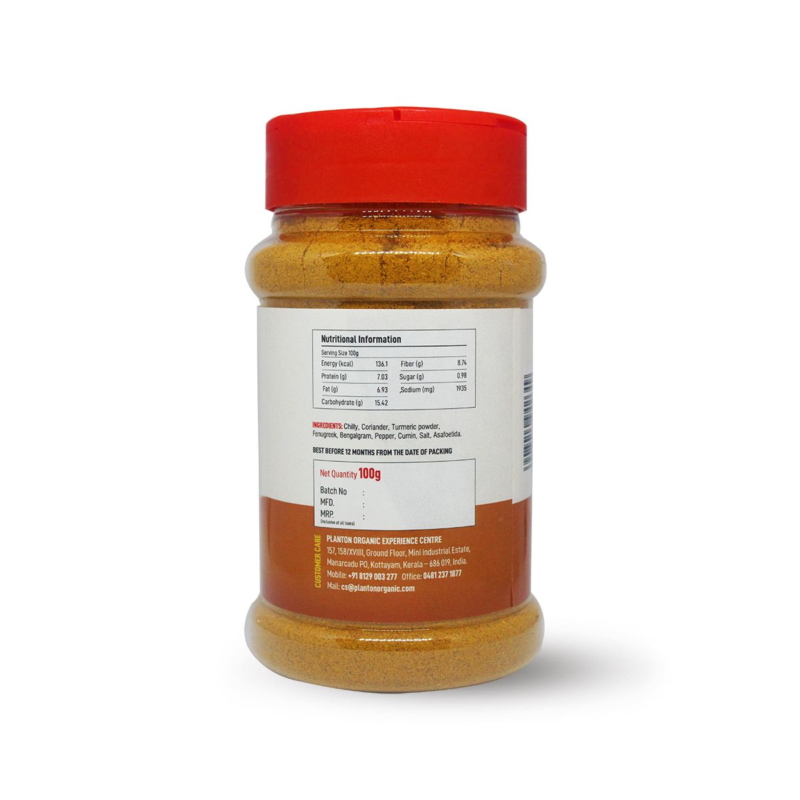 Orgenik: Shop Organic Sambar Mix from brand Plantonorganic