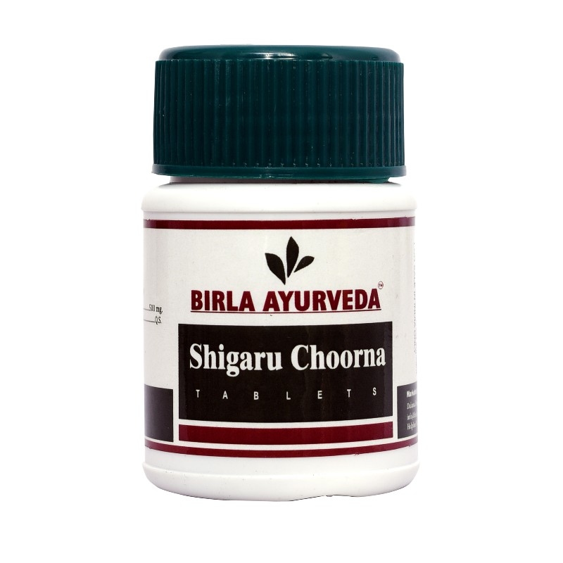 Orgenik: Shop Shigaru Choorna Tablets from the brand Birla Ayurveda