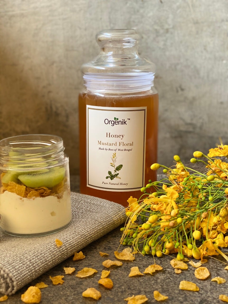 Orgenik: Shop Natural Honey: Mustard Floral from the brand Orgenik