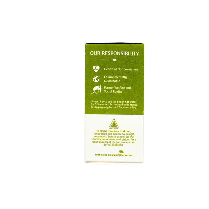 Orgenik: Green Tea with Amla from brand 18 Herbs Organics