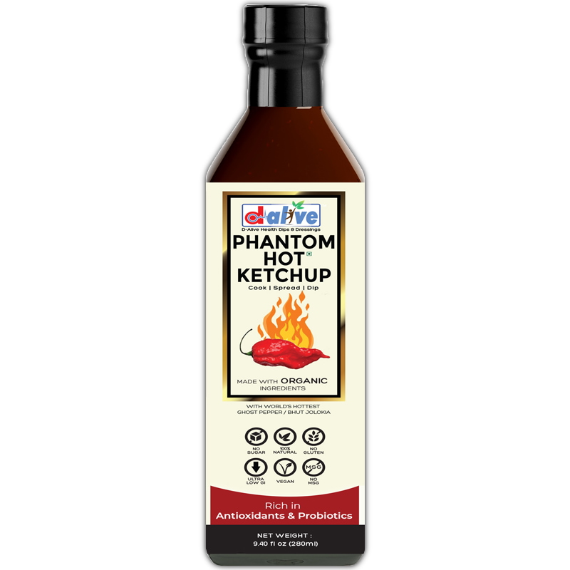 Orgenik: Shop Phantom Hot (Tomato) Ketchup from brand D-Alive