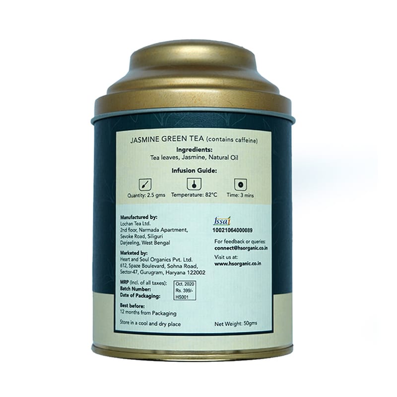 Orgenik: Shop Jasmine Green Tea from the brand Heart & Soul