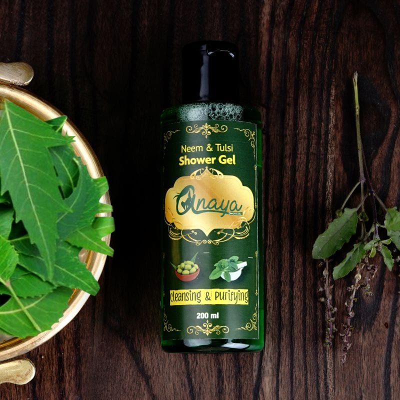 Orgenik: Neem & Tulsi Shower Gel with the Finest Ayurvedic Ingredients from the brand Anaya