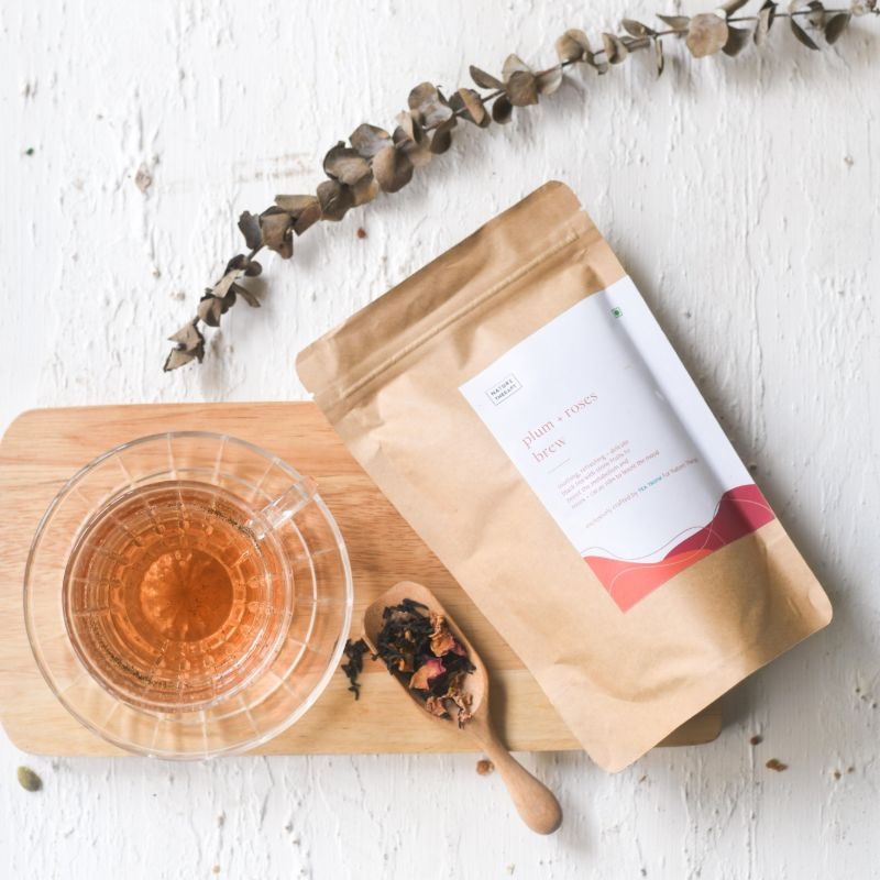 Orgenik: Plum + Roses Brew from brand Nature Therapy