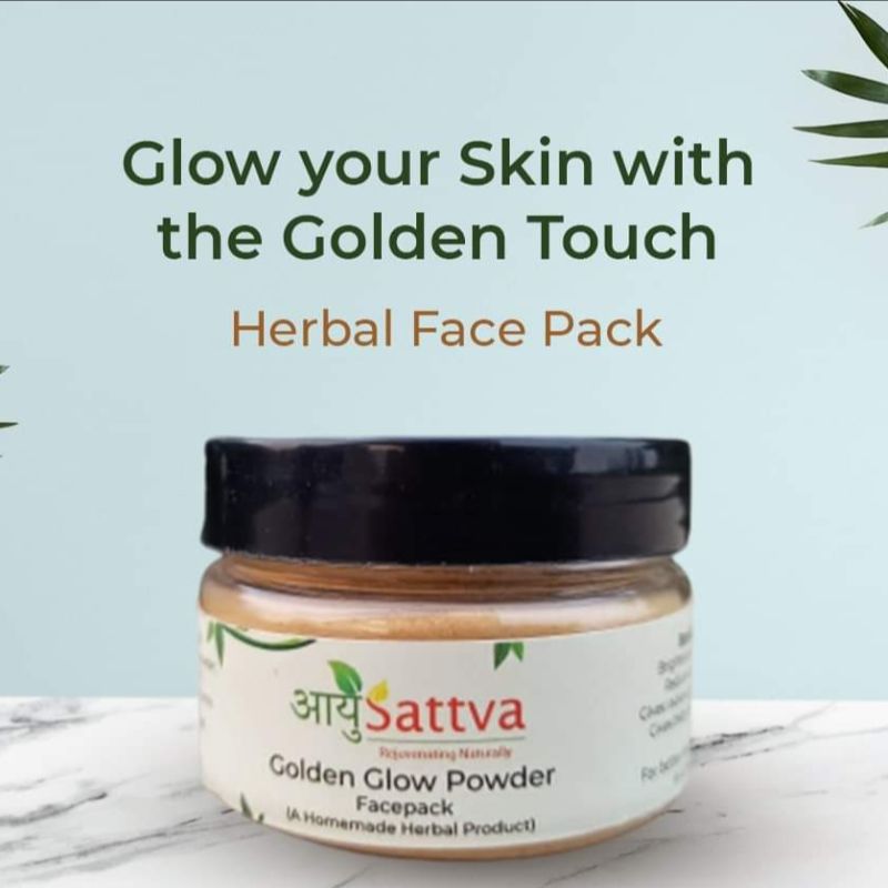 Orgenik: Golden Glow Face Pack from brand AyuSattva