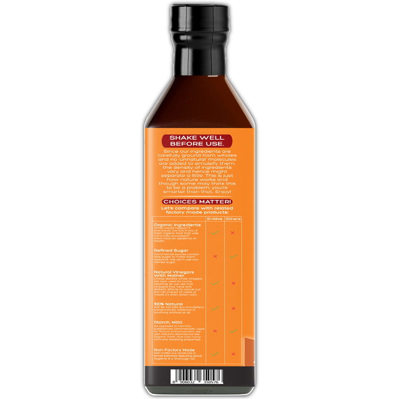 Orgenik: Shop Sweet Sour Chilli Sauce from brand D-Alive