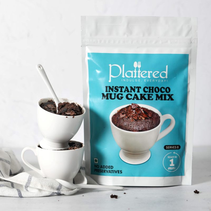 Orgenik: Shop Instant Choco Mug Cake Mix from the brand Plattered